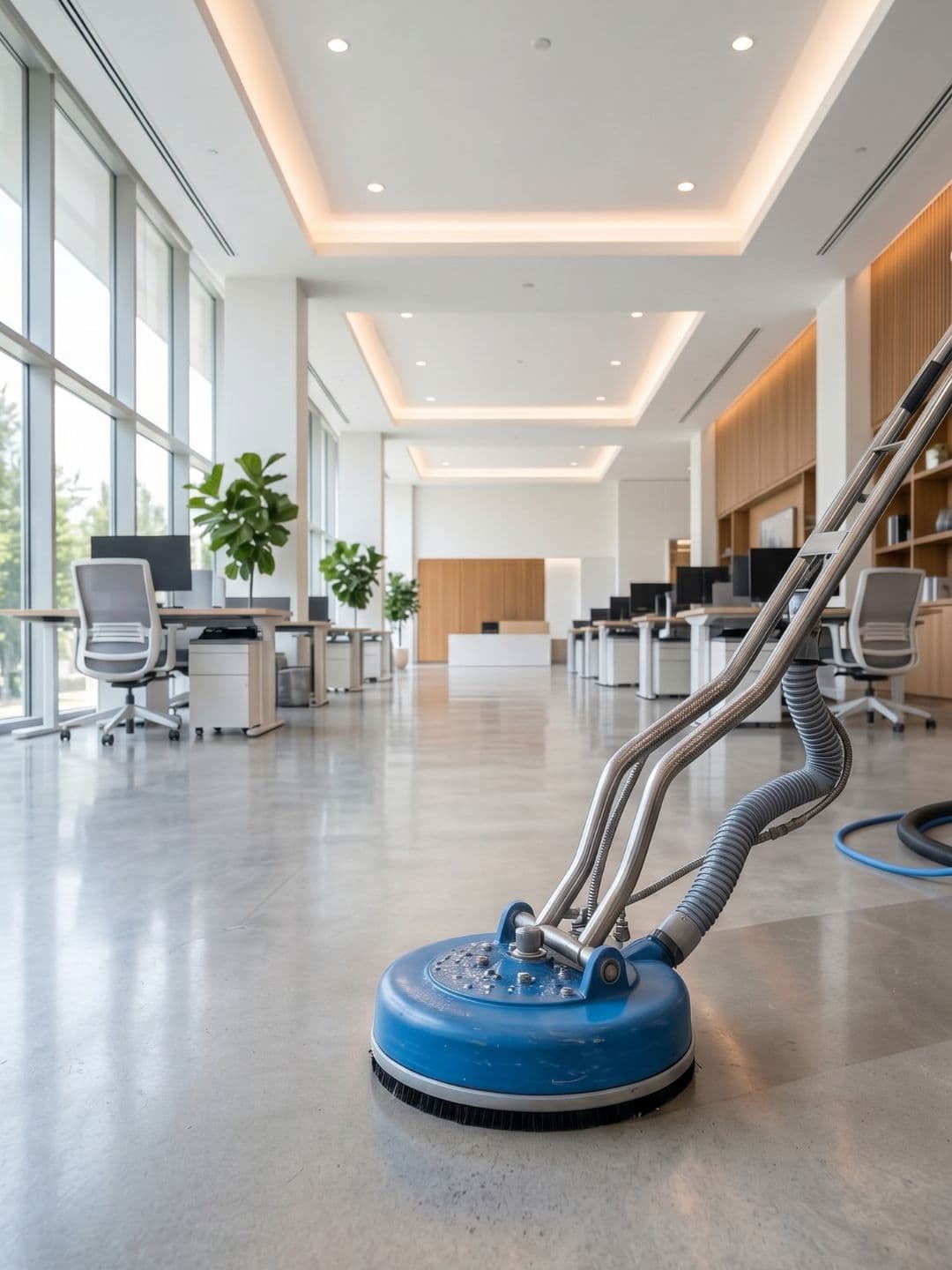 Clean tile and grout in a commercial lobby - Vancouver strata building