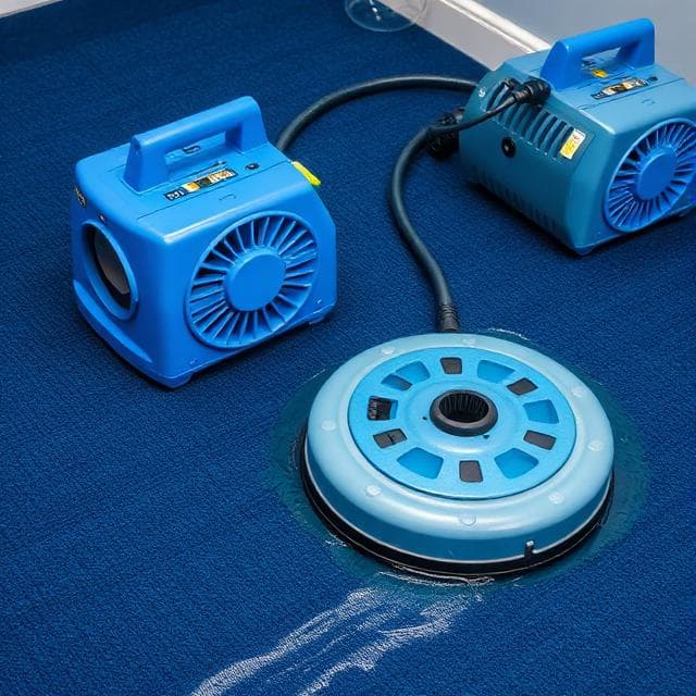Heavily soiled commercial carpet before professional cleaning - Vancouver strata property