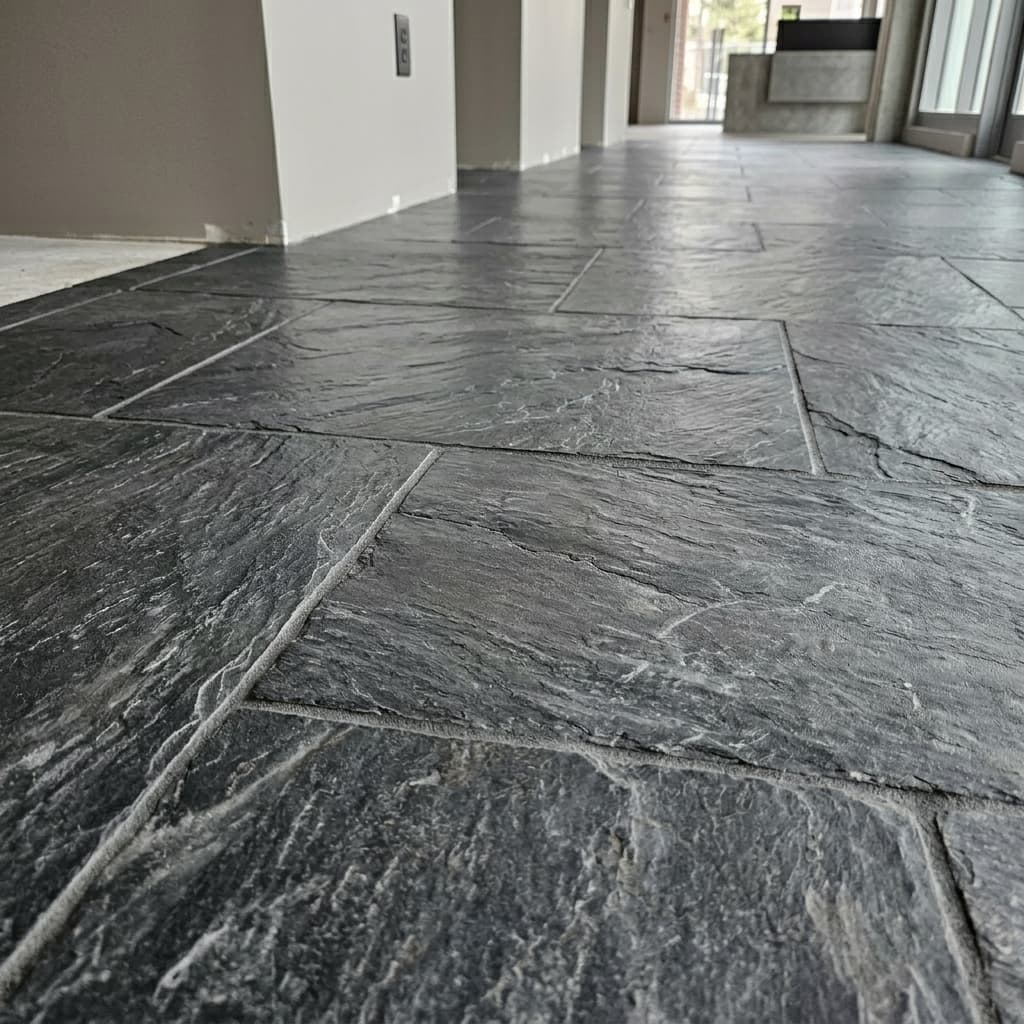 After: Commercial Lobby Tile
